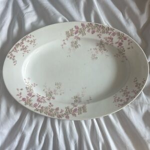 Antique Haas & Czjzek Schlaggenwald Bohemia Porcelain Platter circa 1900